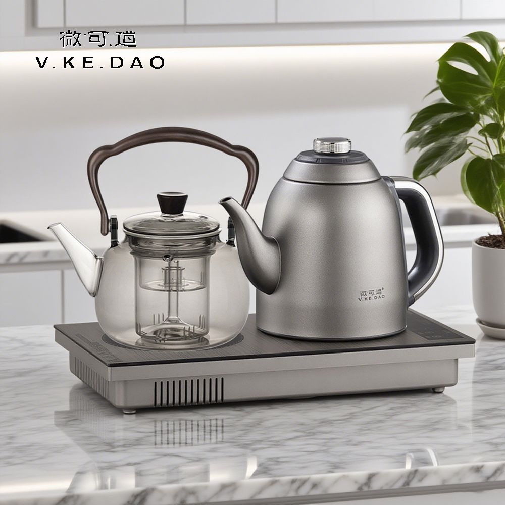 微可道纯钛烧水壶泡茶专用电茶炉煮茶器自动上水烧水壶
