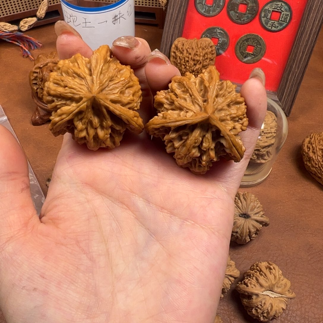 核桃手串/手链盘山三棱40