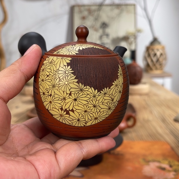 方*面常滑宗则手作茶壶