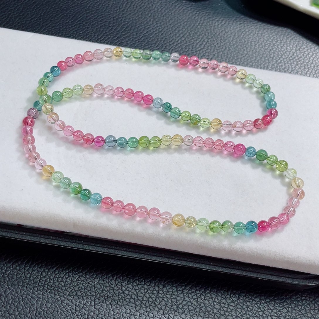 未镶嵌手链碧玺5.3mm左右