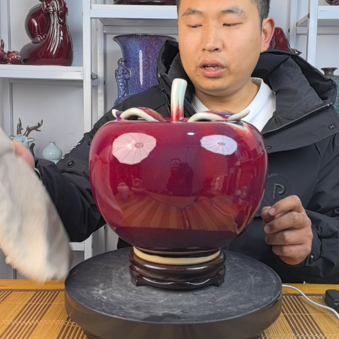 摆件神後鎮鈞瓷擺件