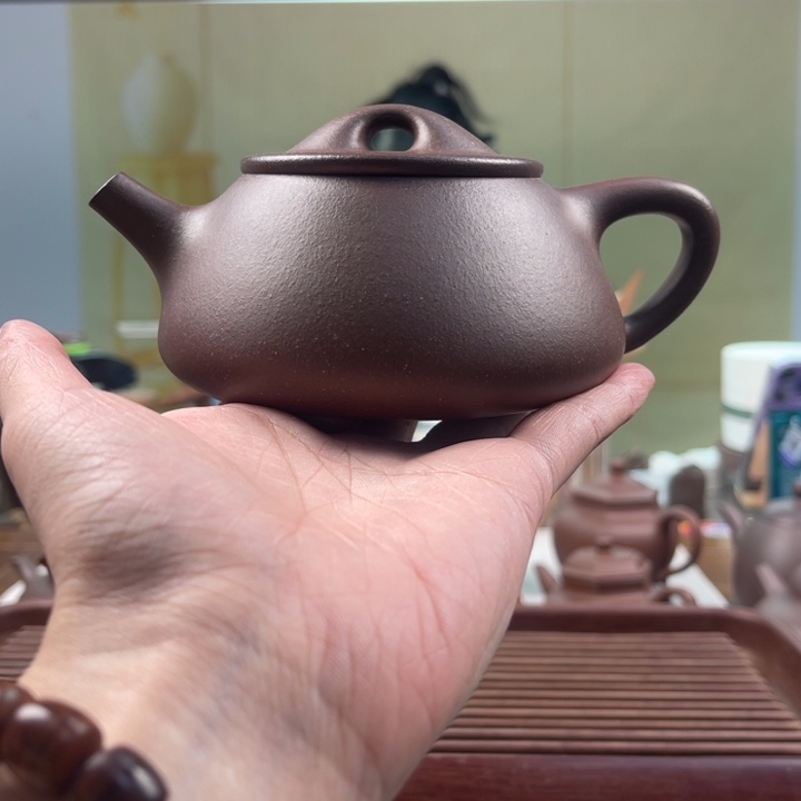 紫砂茶壶风*底槽清景舟