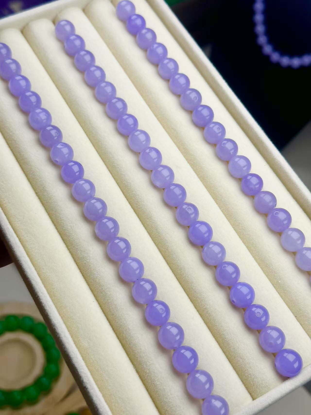 10mm 天然缅料a货 茄紫 多样性发其一