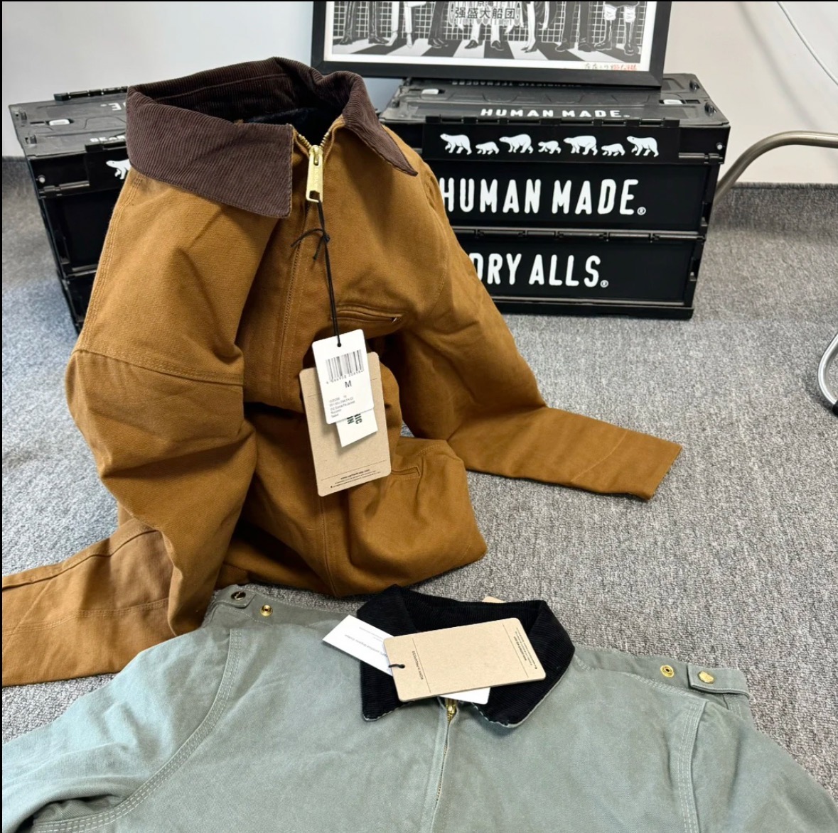 J01 Detroit Jacket纯色毛毯内里美式复古春秋底特律夹克工装夹克