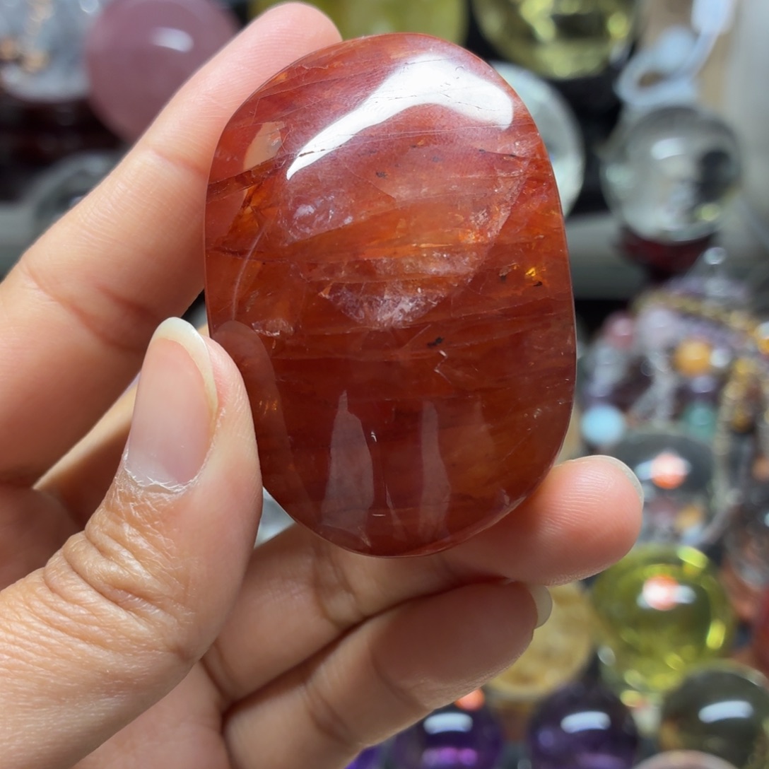 C****未镶嵌水晶珠宝半成品红椒花手握A959