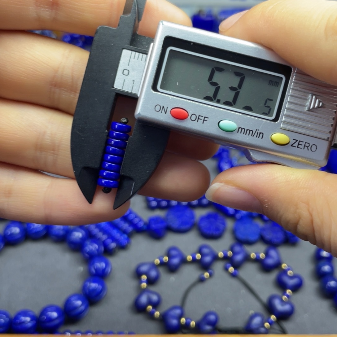 青金石未镶嵌隔片5+