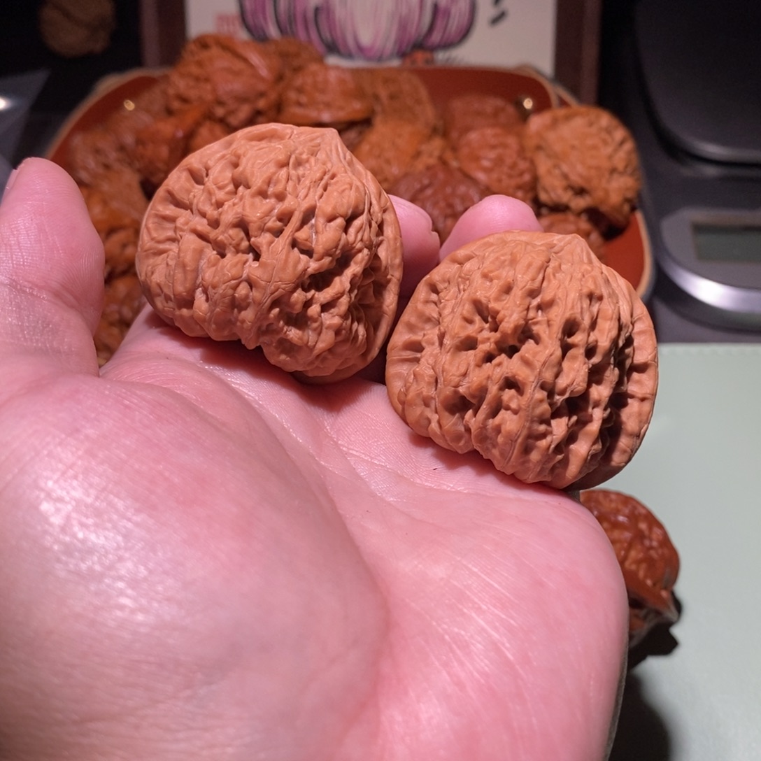 文玩核桃吊坠全品43平谷凹底1261