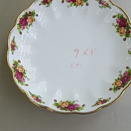 美***光红拍金口径31厘米高6厘米南瓜圆盘