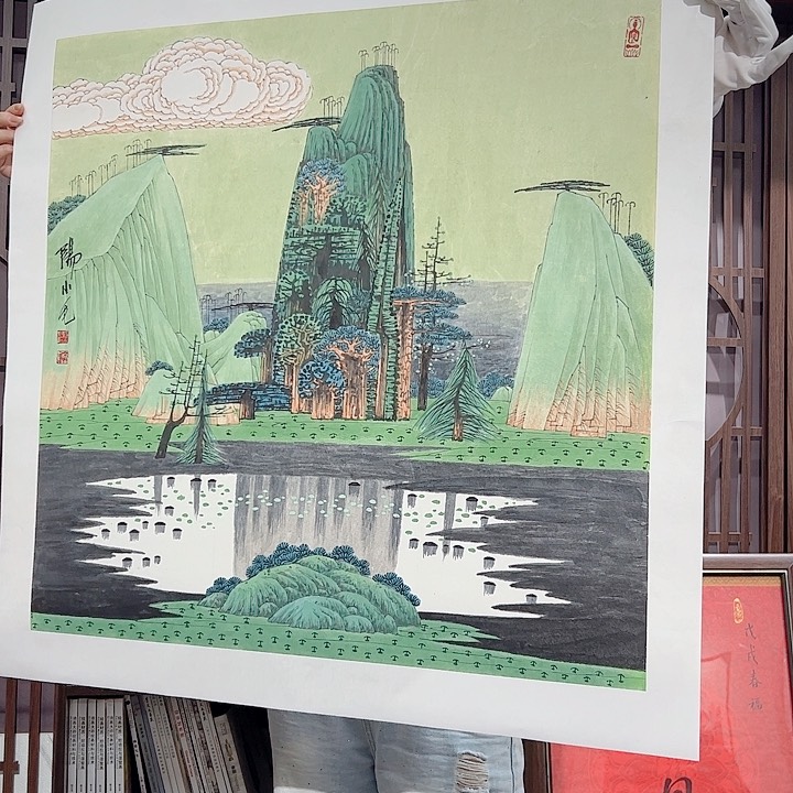 国画阳小毛老师书画作品