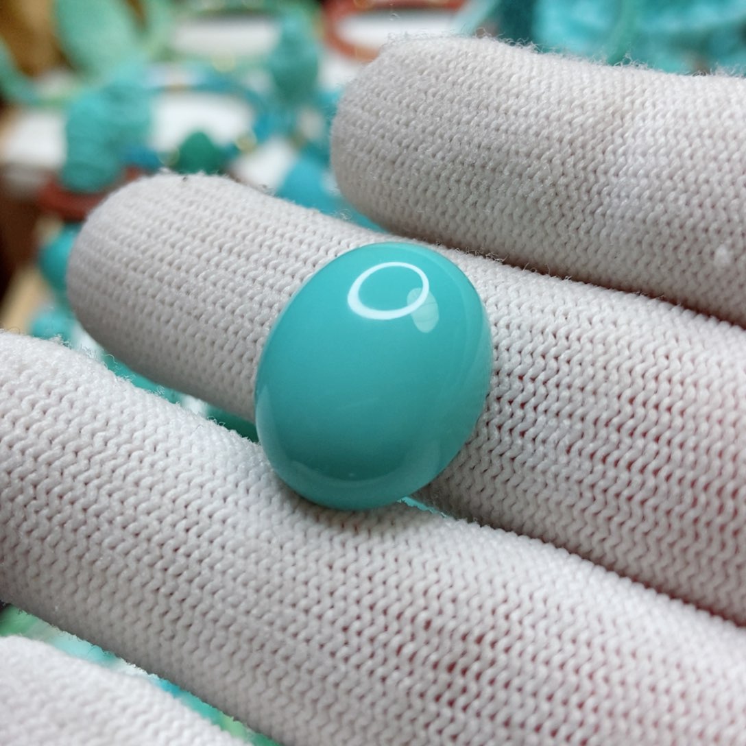 绿松石珠子未镶嵌