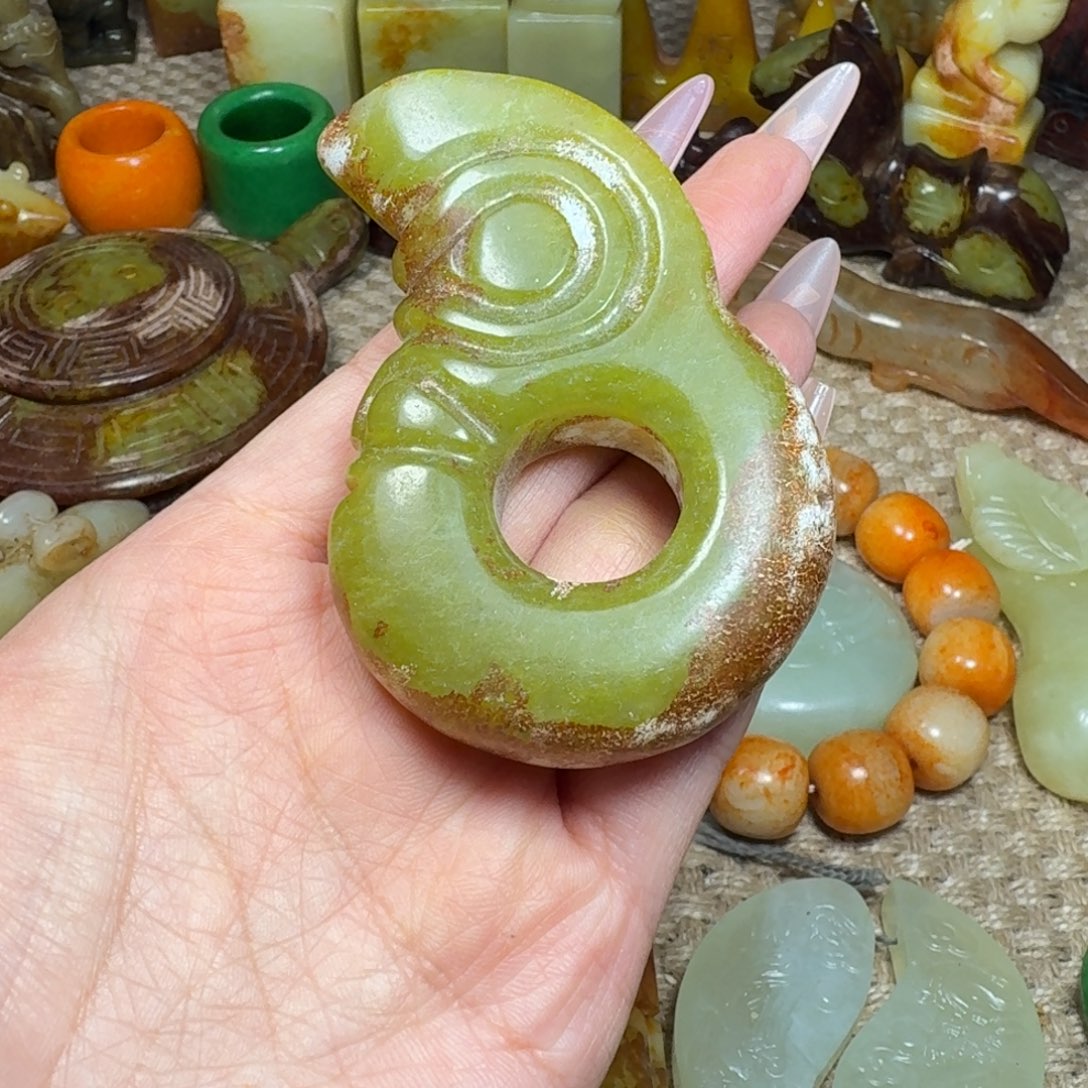 白玉菩提吊坠挂件
