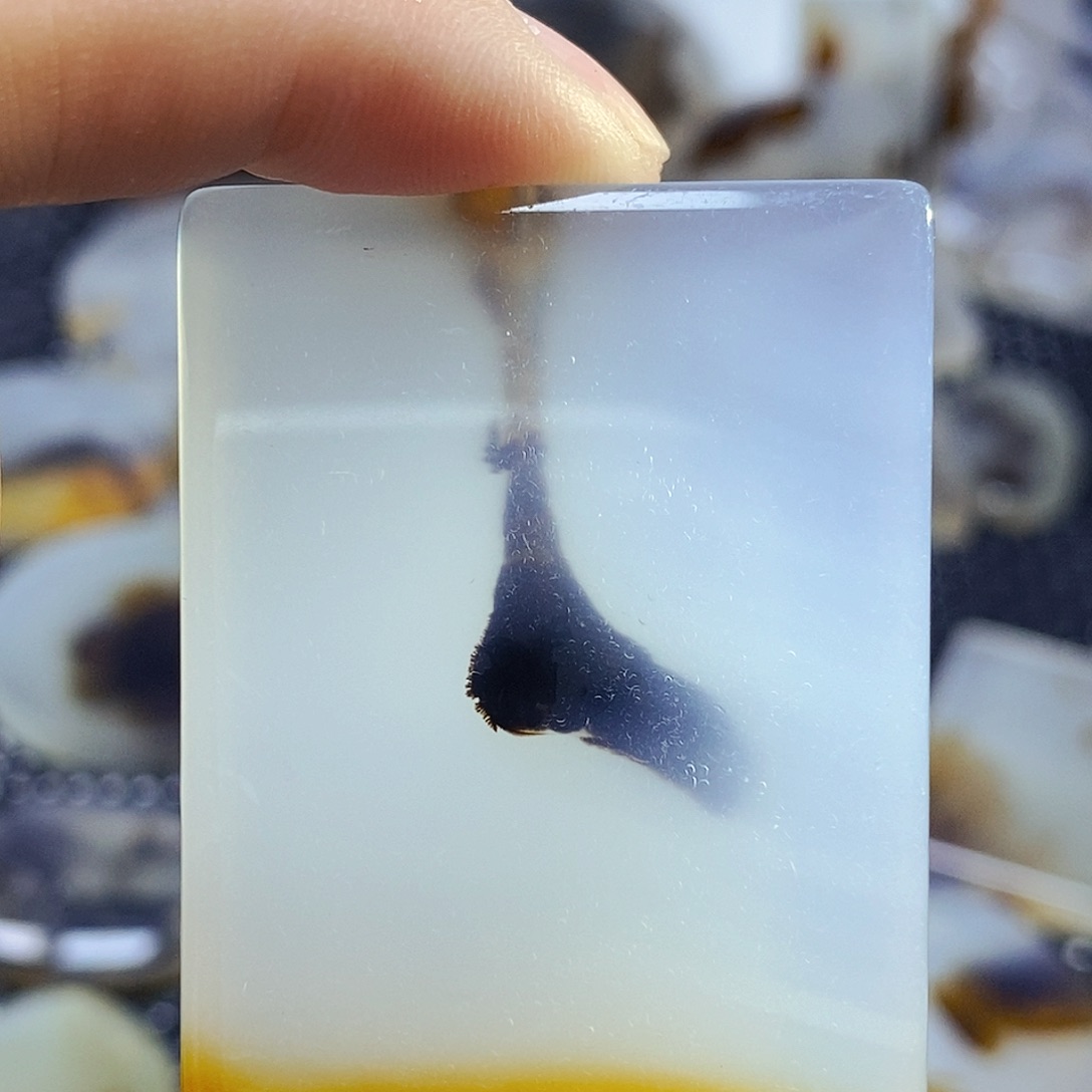 未镶嵌玛瑙/玉髓珠宝半成品
