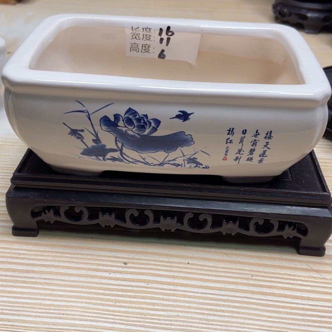 瓷片陶瓷花盆陶瓷艺术