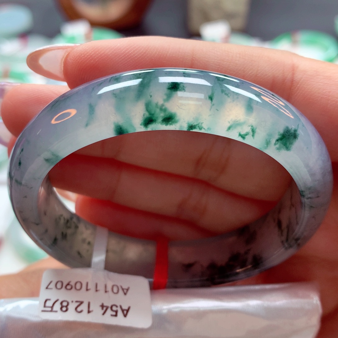 翡翠手镯未镶嵌54贵妃（莫莫26）1号