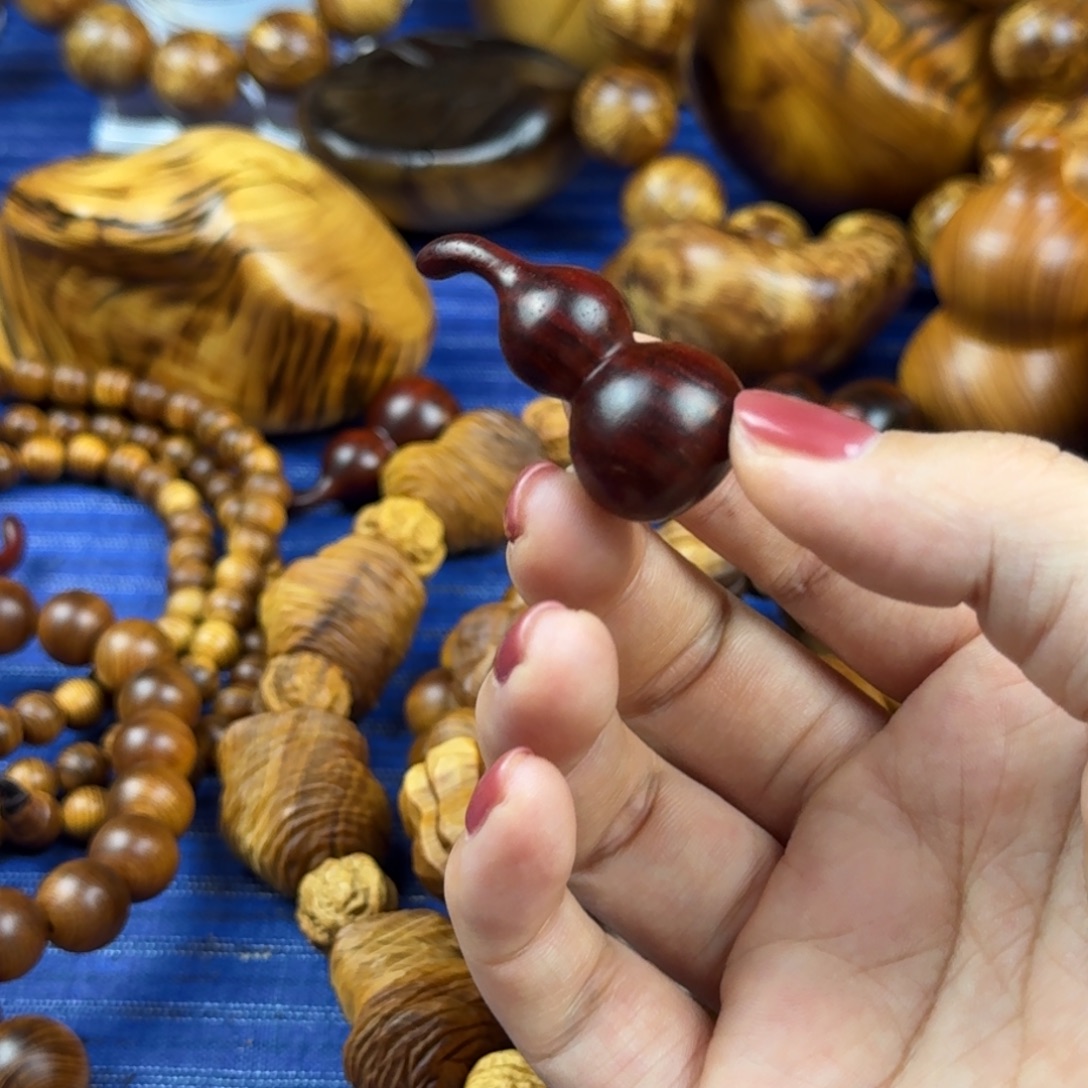 记***忆柏木（崖柏）印度小叶紫檀葫芦