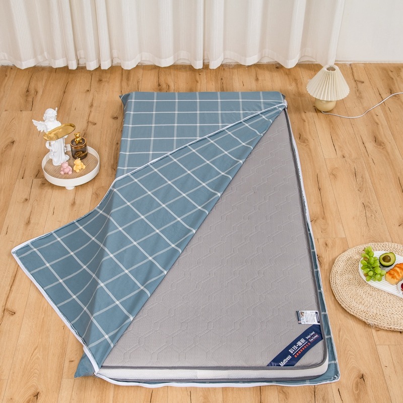 学生宿舍床垫罩拉链款可拆洗学生床垫保护套隔脏床垫罩保护套全包