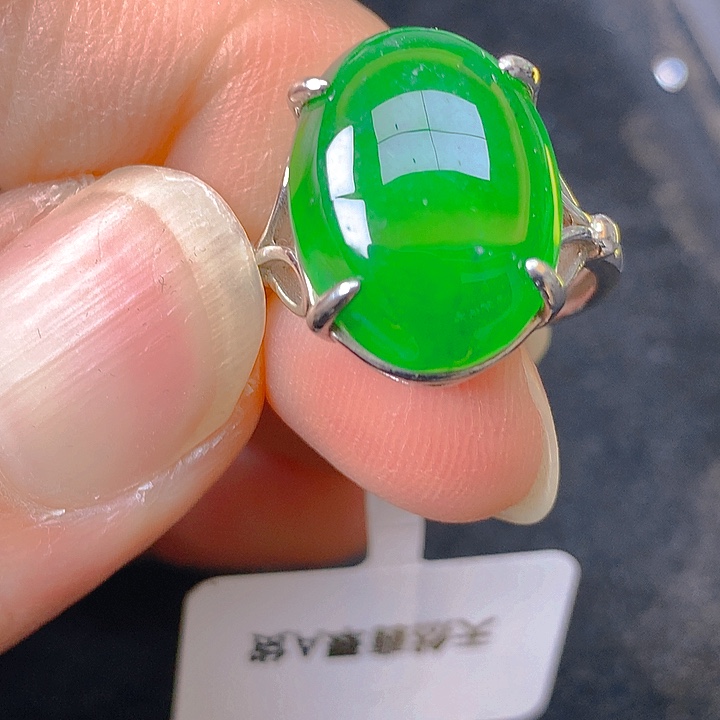 翡翠银S925镶嵌颈饰