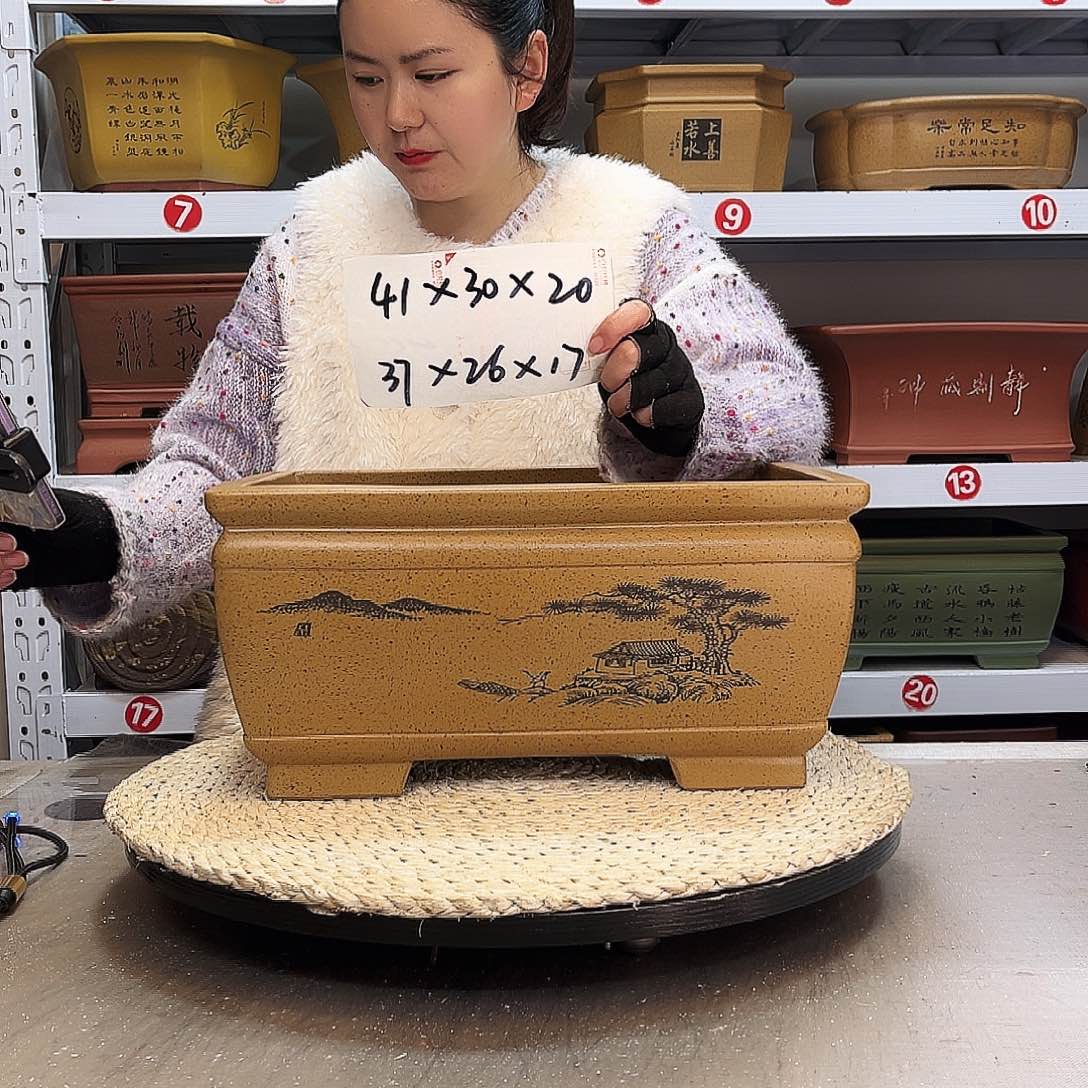 紫砂花盆紫砂花盆