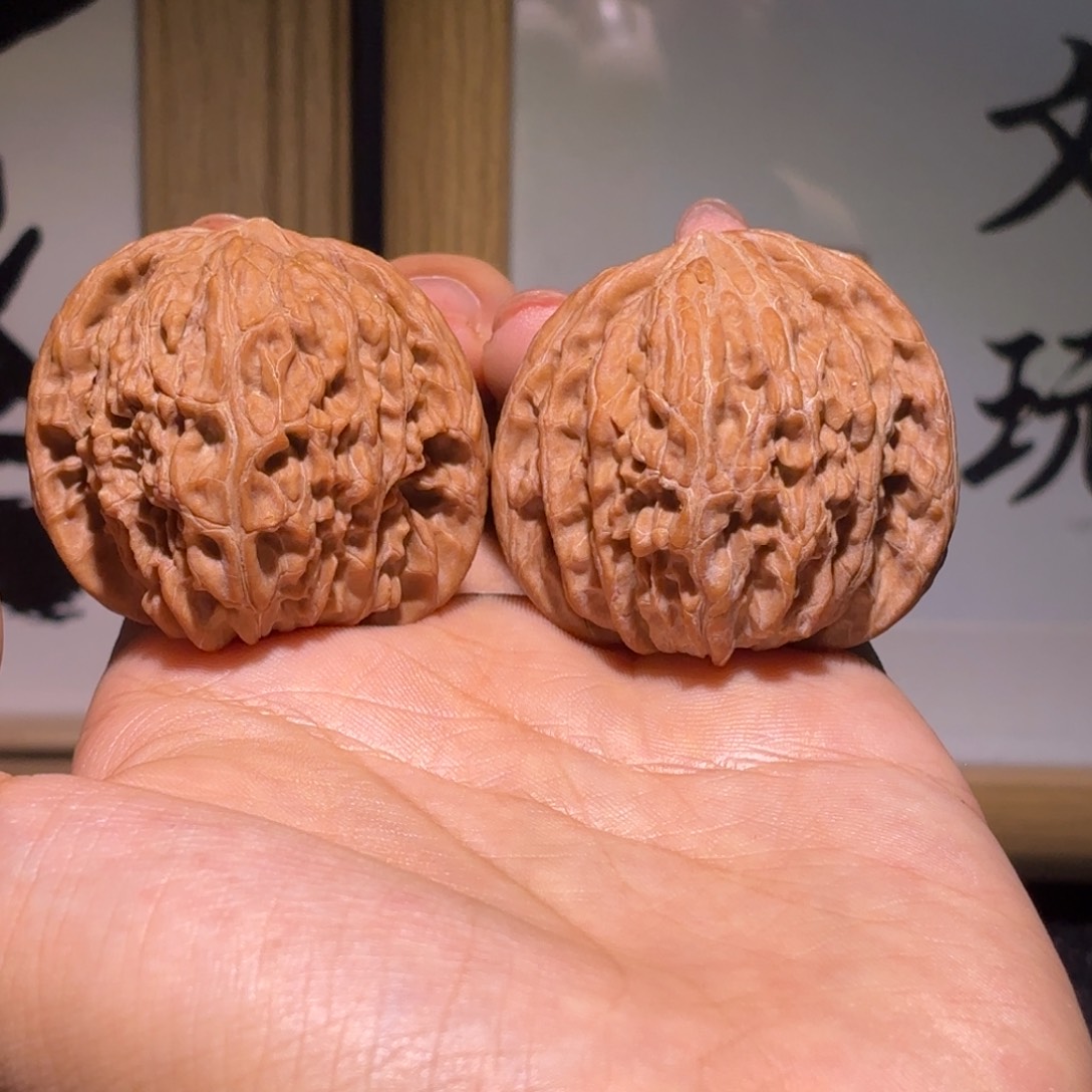 文玩核桃吊坠42尺全品血磨