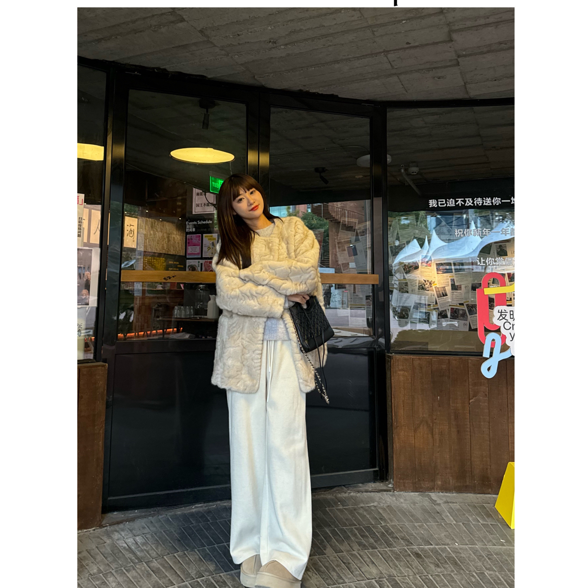 【立陶宛】气质休闲百搭宽松韩版秋冬短款轻奢时尚外套