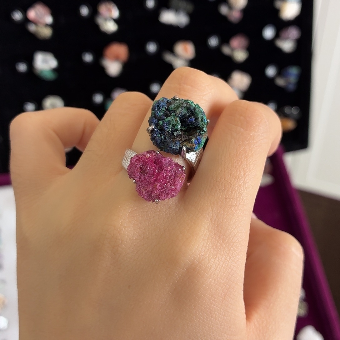 大理石铜合金戒指