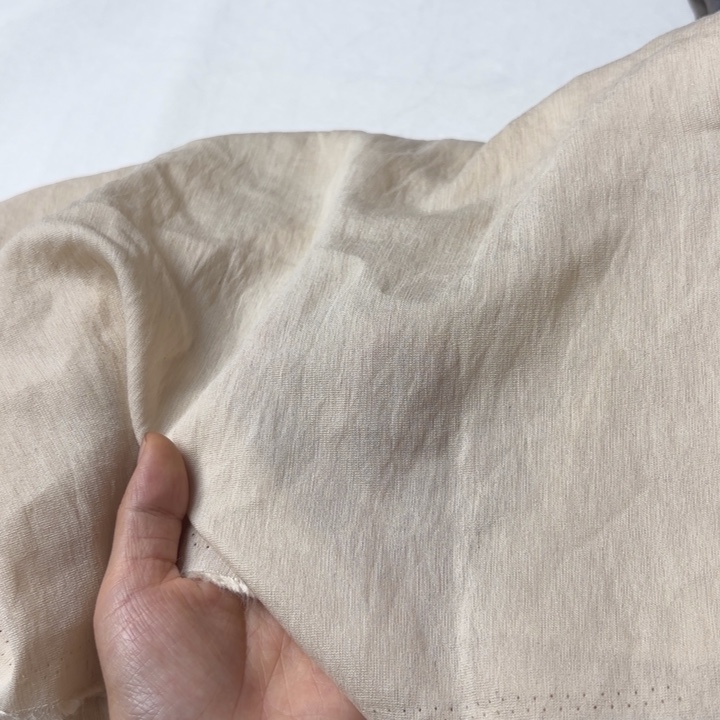 杏色天丝棉薄款2米。       