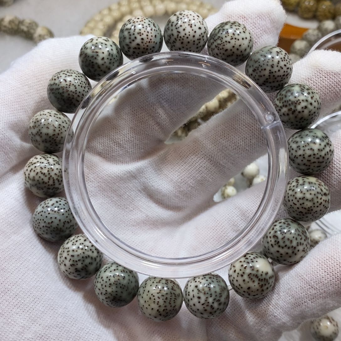 星月菩提手串长*生青花瓷13