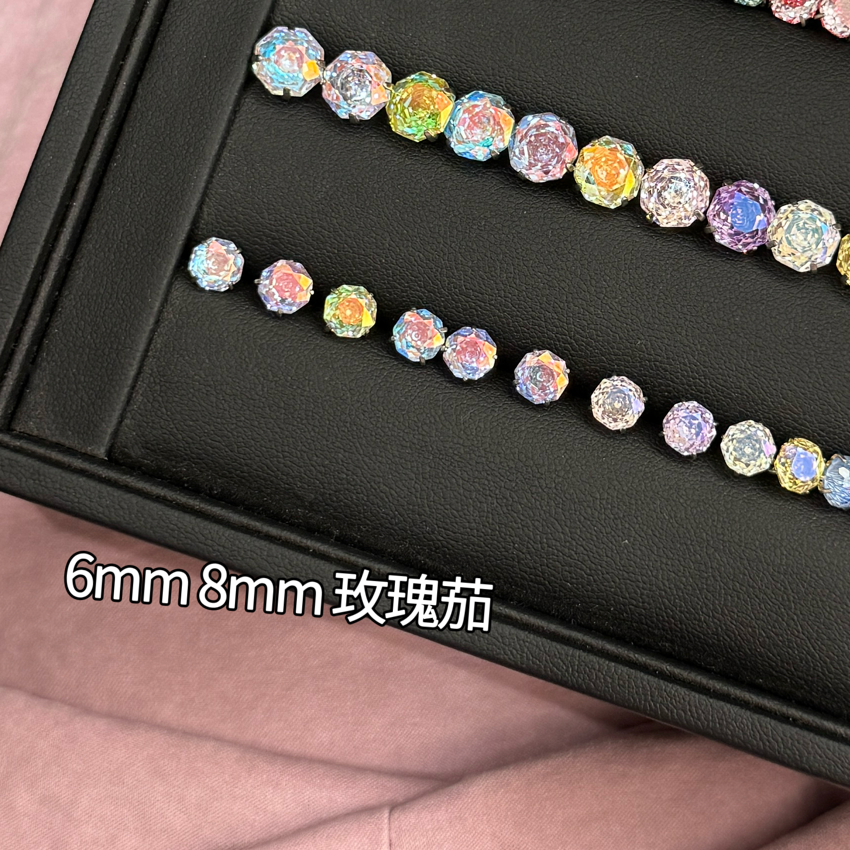 钛钢耳饰 千禧玫瑰茄镀膜仙女色8mm6mm钛钢螺丝拧耳骨钉大钻