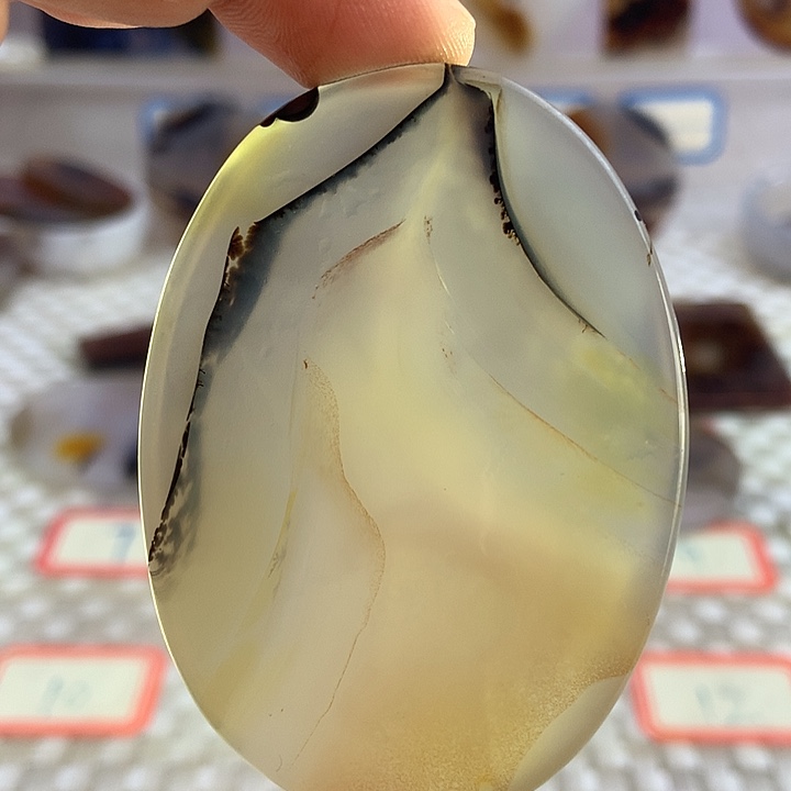 玛瑙/玉髓合金颈饰