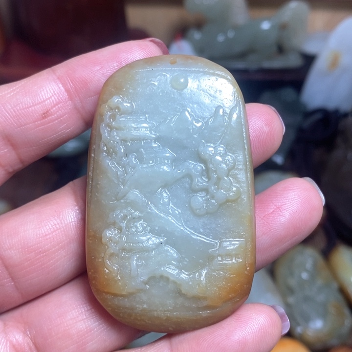 和田玉颈饰未镶嵌