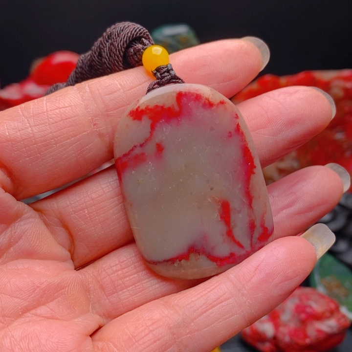 鸡血石鸡血石挂件