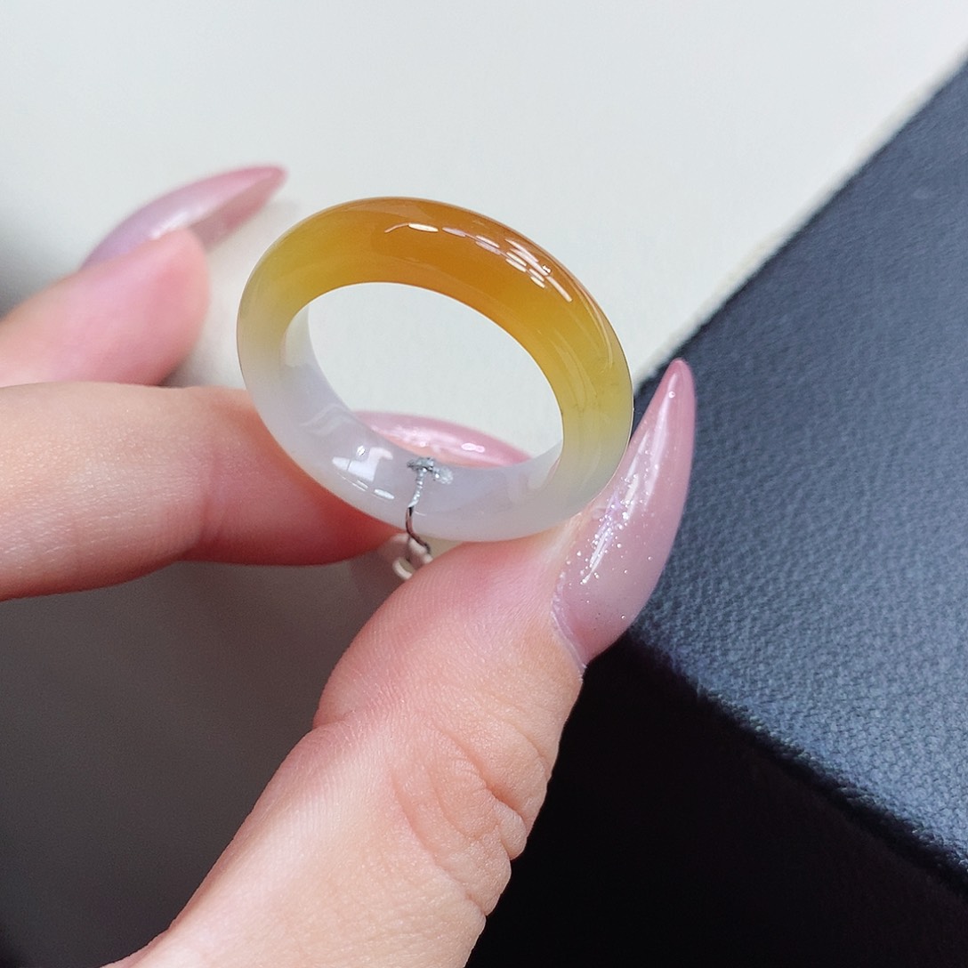 翡翠戒指未镶嵌19-20号