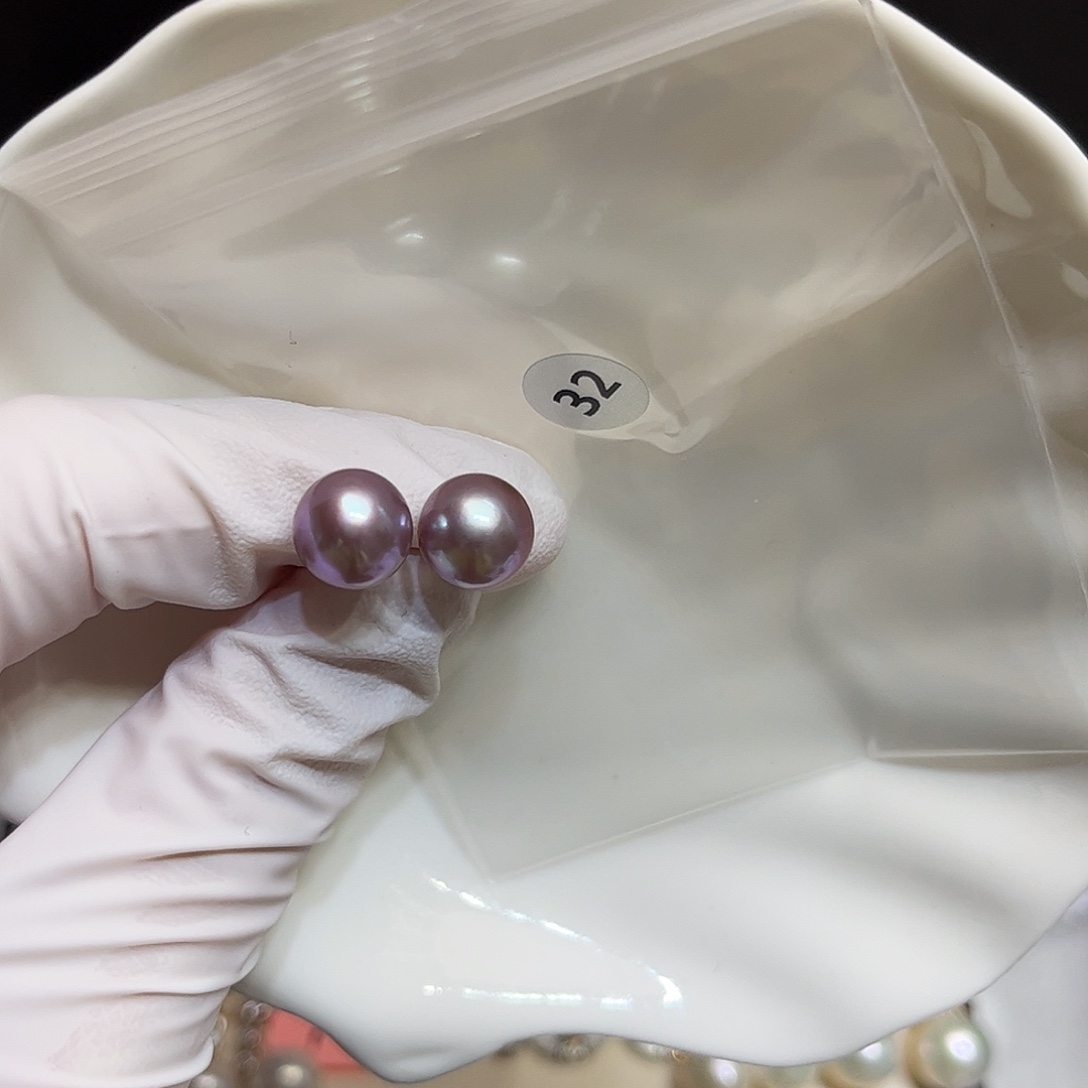 s****银S925镶嵌耳饰淡水珍珠