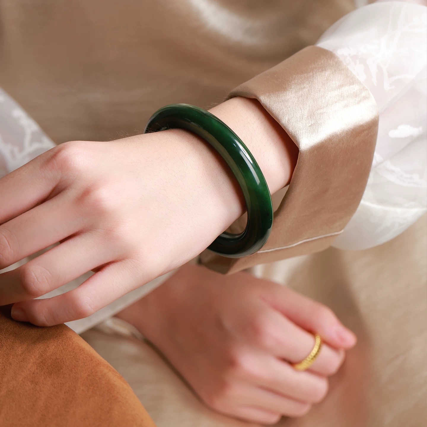 天然辰砂【贵铭】精品文玩手镯H-0082