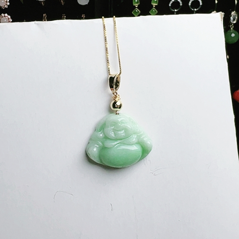 翡翠颈饰未镶嵌小佛