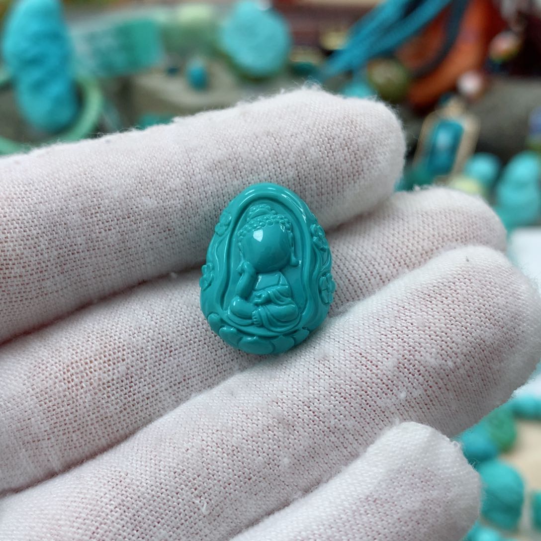 绿松石珠宝奇石未镶嵌