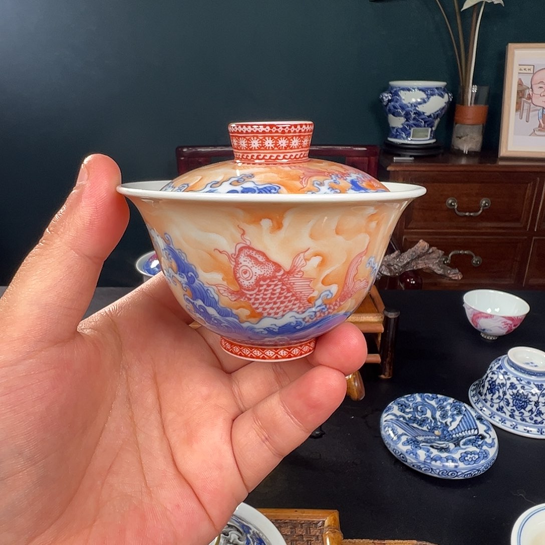 光头强的五鱼盖碗