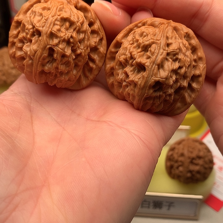 文玩核桃吊坠41➕尺白狮子812号