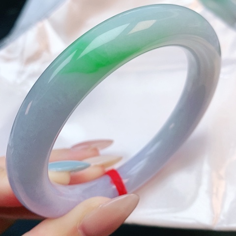 未镶嵌手镯翡翠57圆条882887