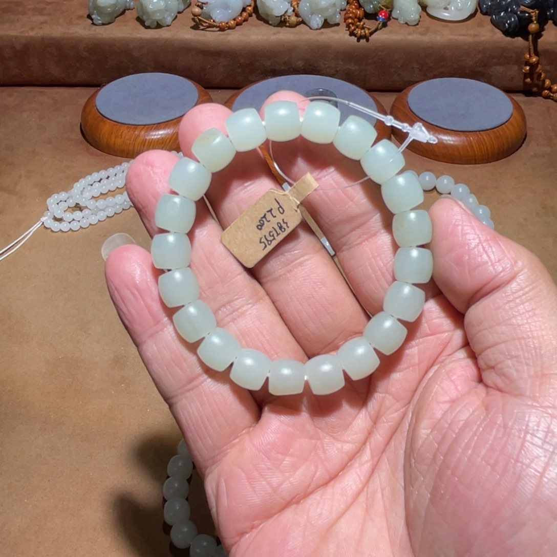 和田玉手串未镶嵌10mm