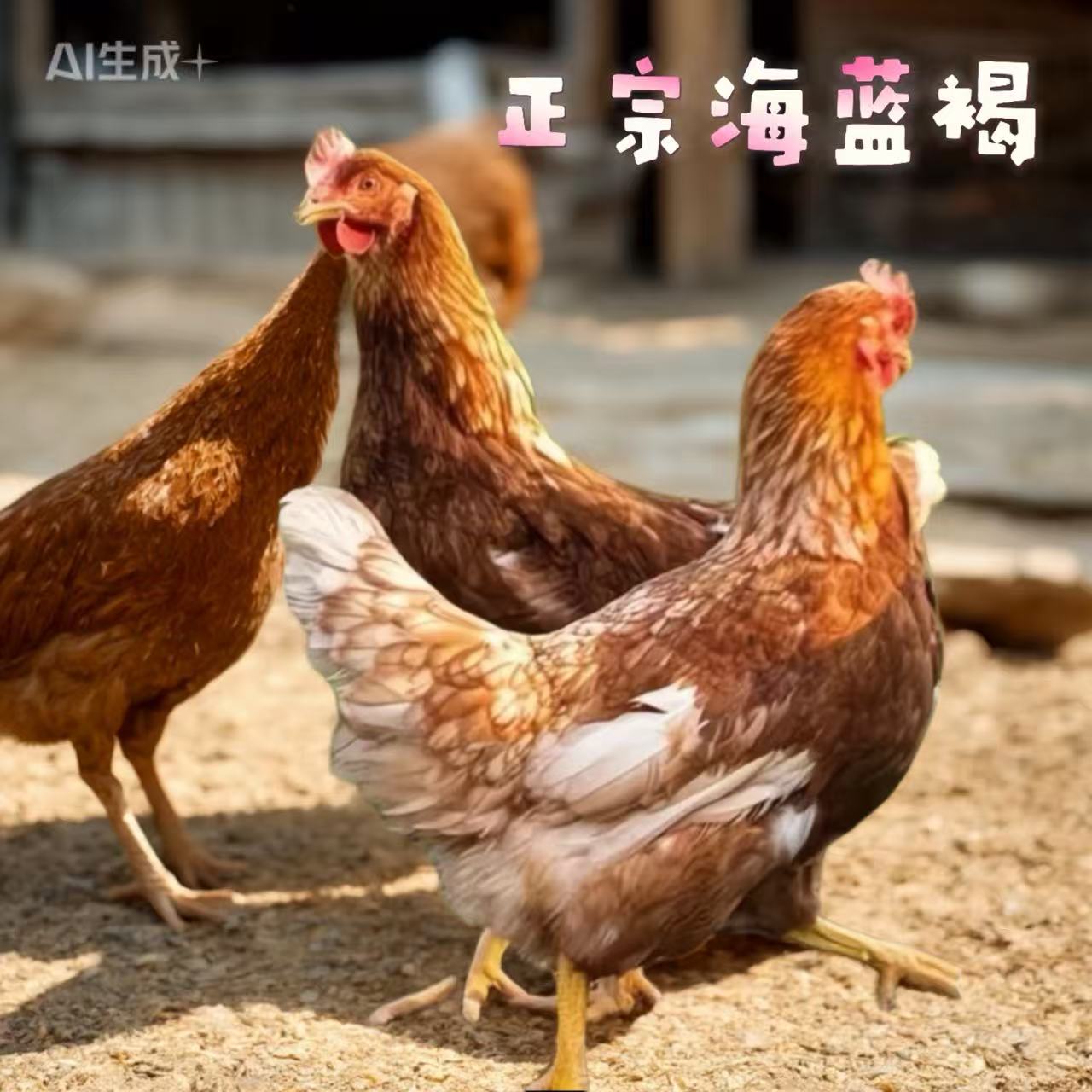 散养母鸡 红毛 肉质紧实 新鲜美味 1.7到2斤发货 包邮到家