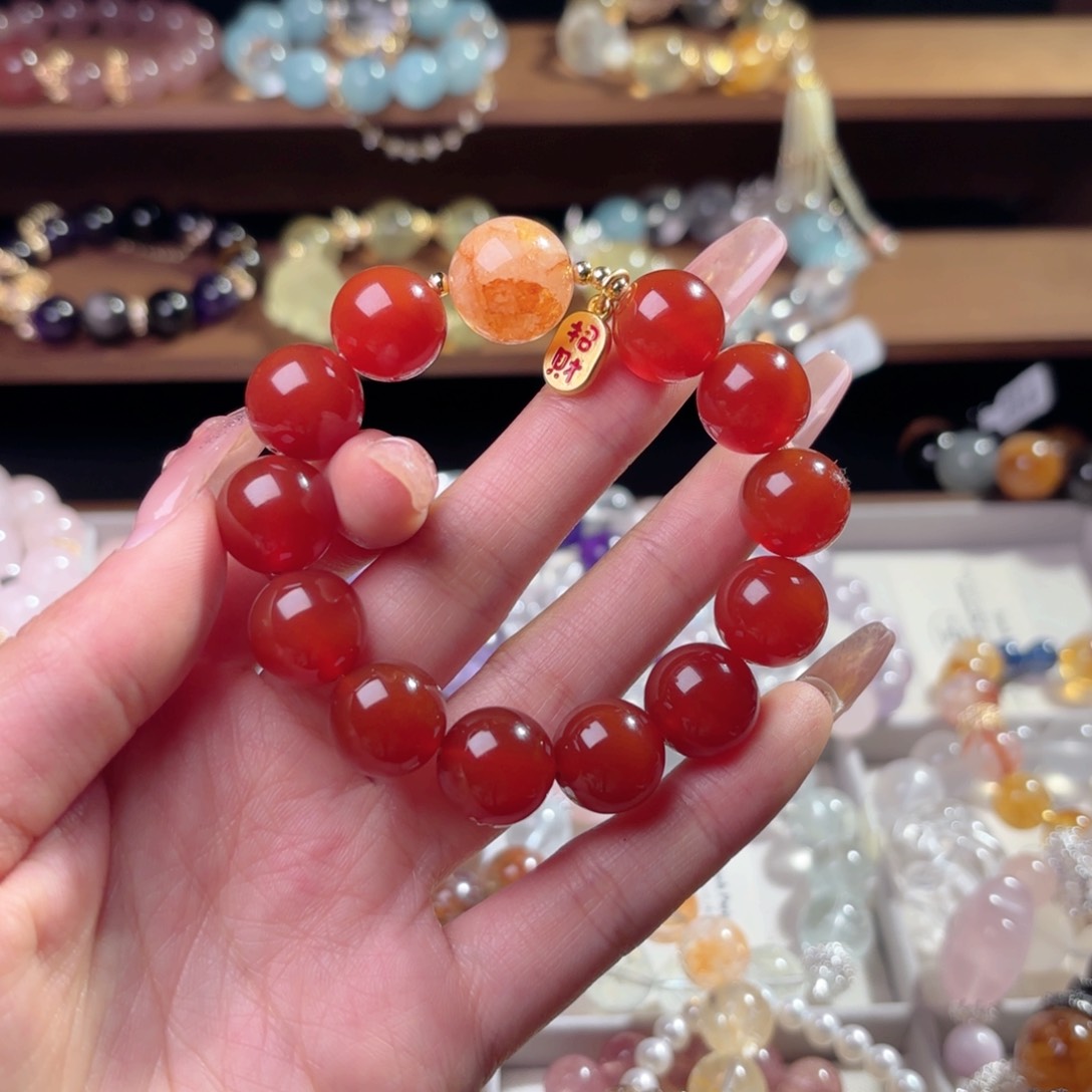 水晶手链合金手串