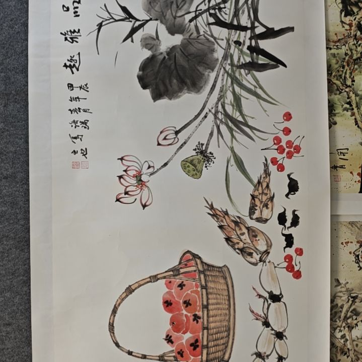 国画贾海瑞老师现场定制