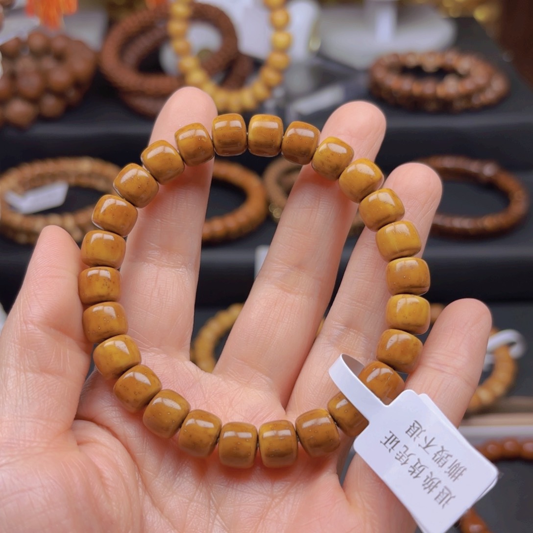 【闪购商品】菩提?*?紫金鼠黄金甲老型手串