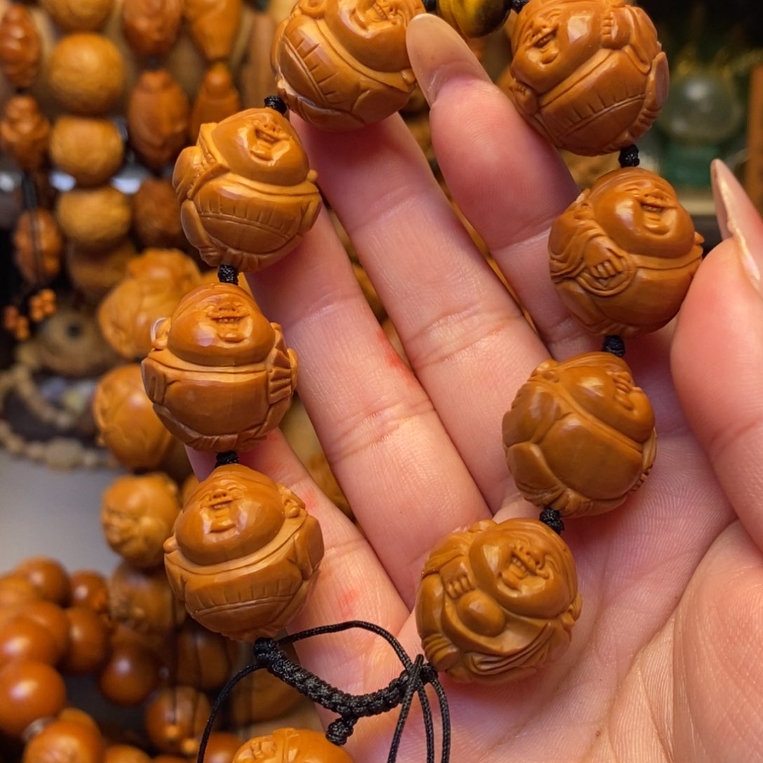 橄榄核手串/手链吨吨财神