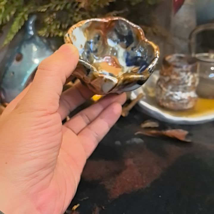 海***硬陶摆件手工高温原矿窑变新品福利