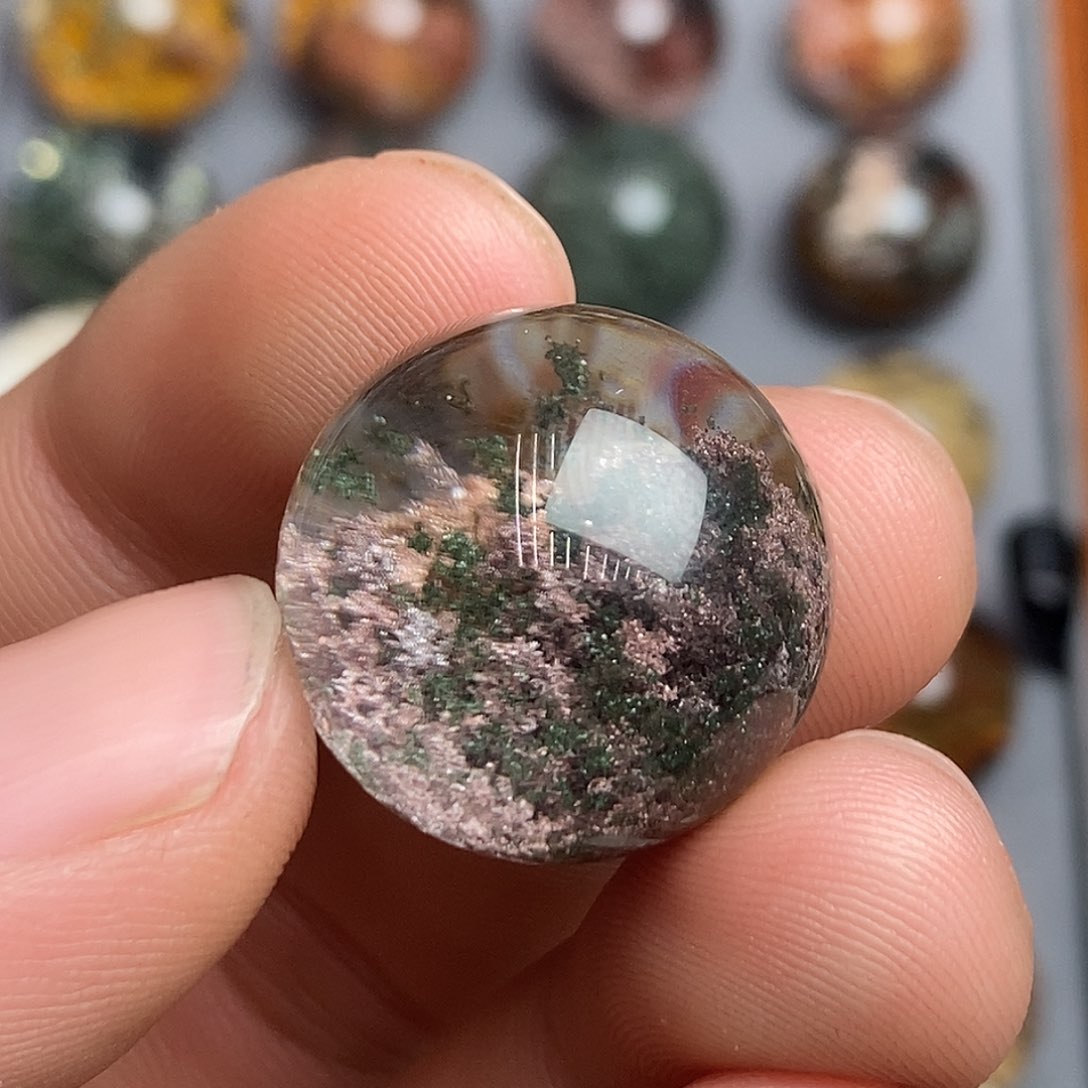 水晶颈饰银S925镶嵌阿****