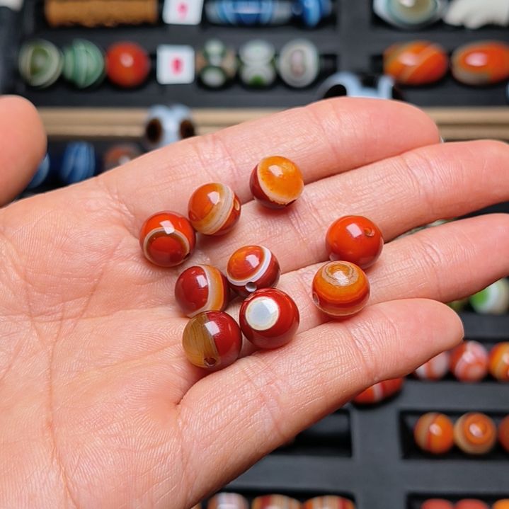 玛瑙/玉髓颈饰未镶嵌逆*圆珠配饰