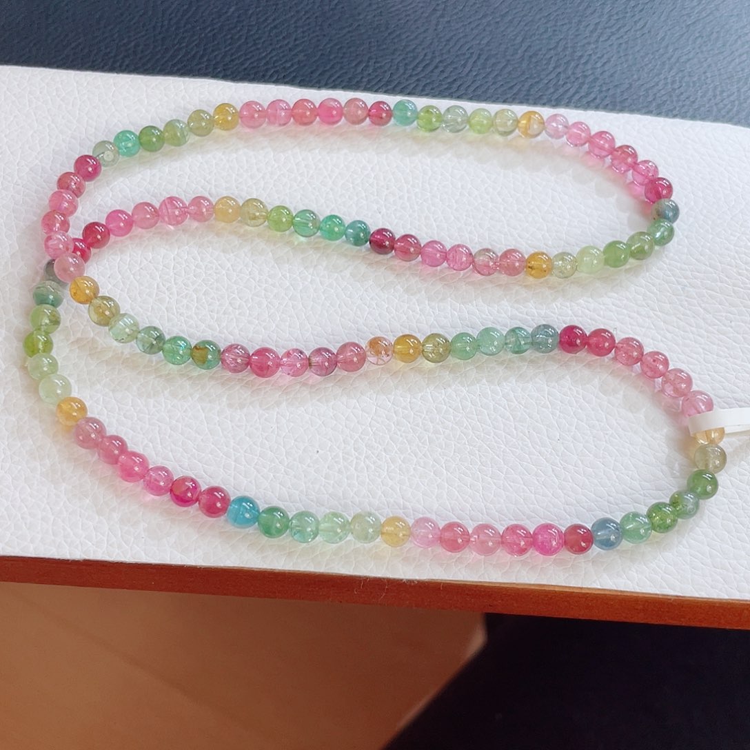 碧玺手链未镶嵌5.4mm左右