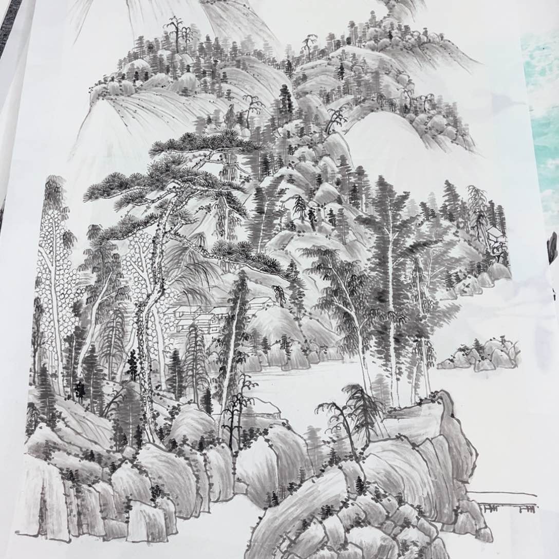 国画绘画艺术于老师作品140.70